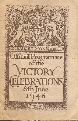 1946 victory celebrations programme