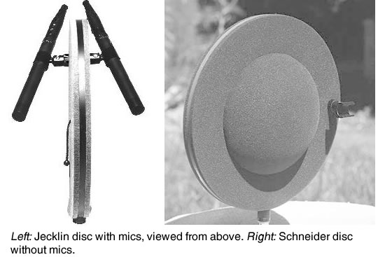 Jecklin and Schneider discs