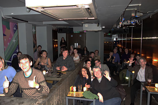 Audience at The Social bar in London
