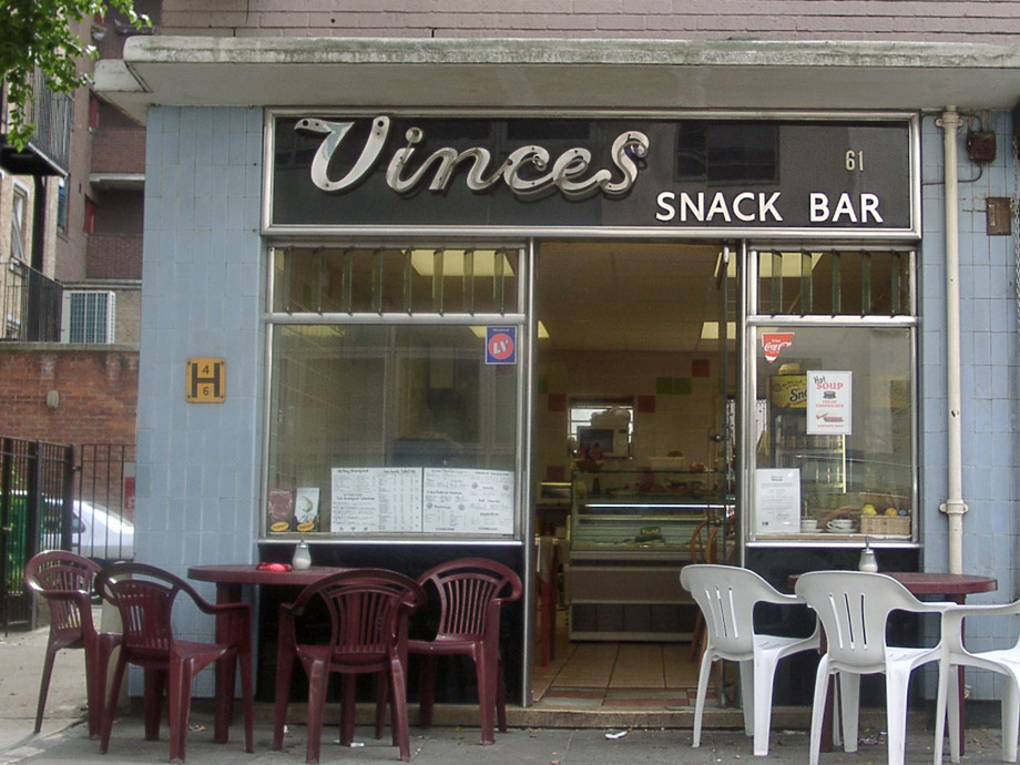 Vince's cafe, Holborn