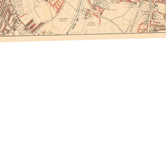 London map Booth Poverty Map for Forest Hill, Catford, Ladywell