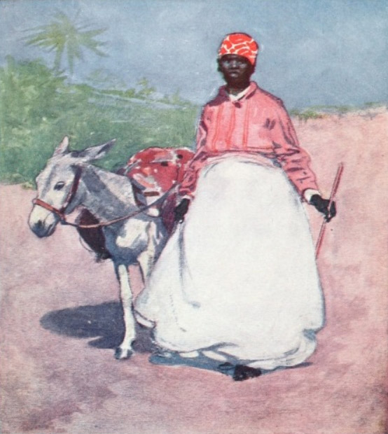 Countrywoman going to market, Barbadoes